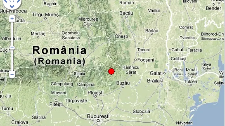 Cutremur de 3,5 grade în Vrancea sâmbătă dimineaţa
