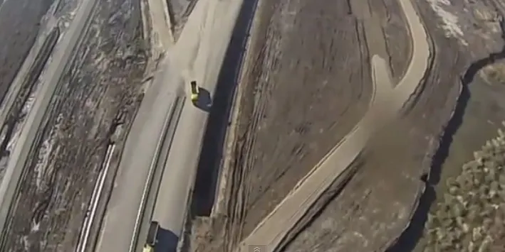 IMAGINI NOI din avion cu Autostrada care ne scoate în Europa