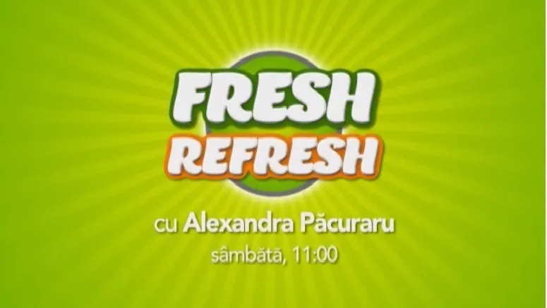 FRESH REFRESH vă aşteaptă cu o ediţie de toamnă, sâmbătă 8 noiembrie, de la ora 11.00!