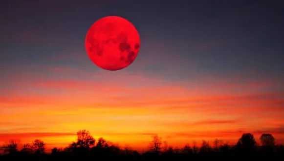 "LUNA SÂNGERIE": O eclipsă totală de Lună, vizibilă pe 8 octombrie
