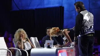 Moment uimitor la filmările pentru X Factor