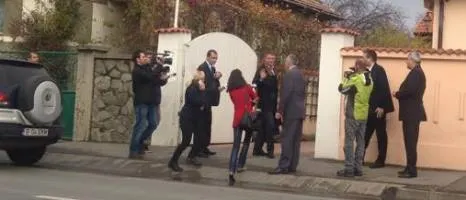 KLAUS IOHANNIS PREŞEDINTE. Klaus Iohannis a ajuns la Sibiu