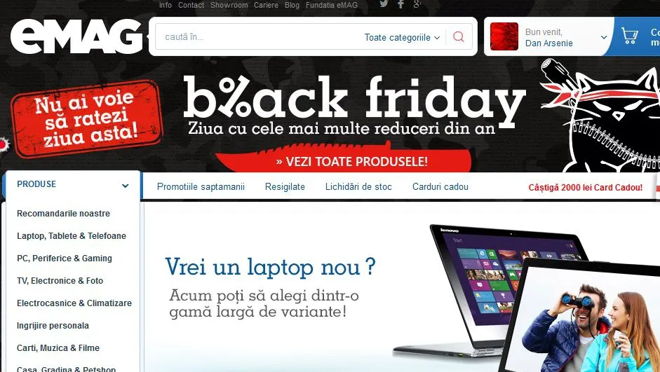 Black Friday 2014. emag - reducerile impresionante au început la ora 7