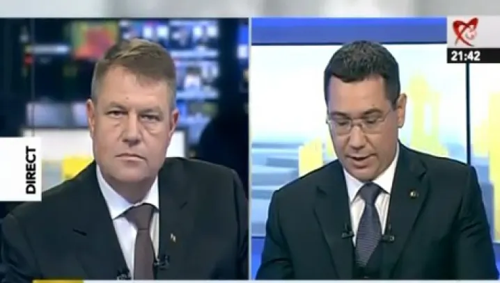Dezbatere Ponta - Iohannis. Confruntarea de la Antena 3, refuzată