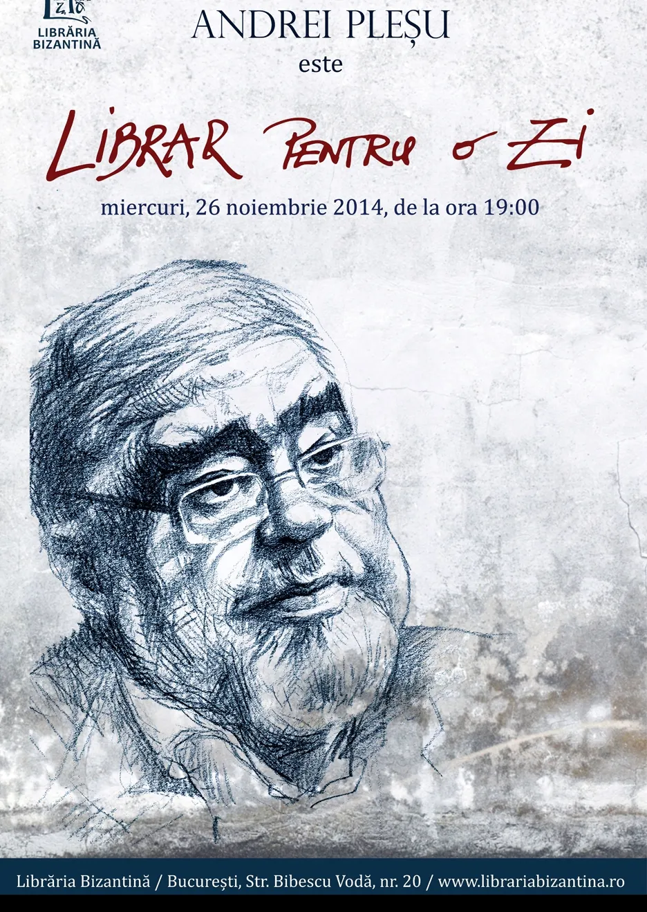 ANDREI PLEȘU este LIBRAR pentru o zi