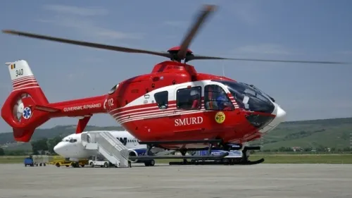 ELICOPTER SMURD PRĂBUŞIT. IMAGINI filmate IMEDIAT după PRĂBUŞIRE: victimele strigau după AJUTOR