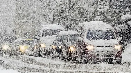 DN 67D, BLOCAT 5 ore în Mehedinţi după ce mai mulţi arbori au căzut de pe versanţi