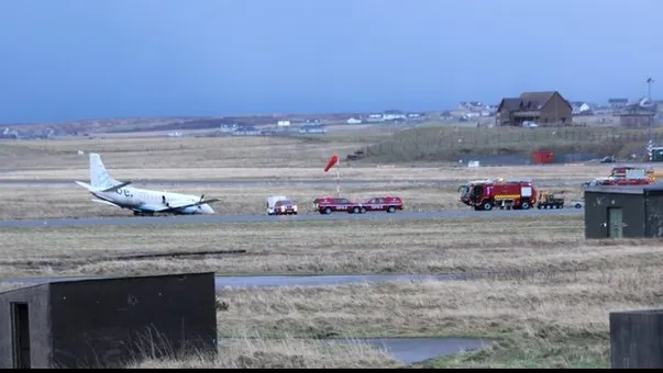 AVION de pasageri, SCOS de pe pistă de vântul puternic: doi răniţi
