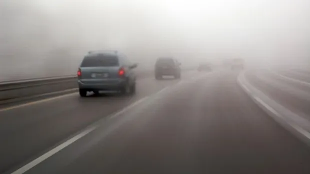 Atenţie, şoferi! COD GALBEN de ceaţă în 7 judeţe