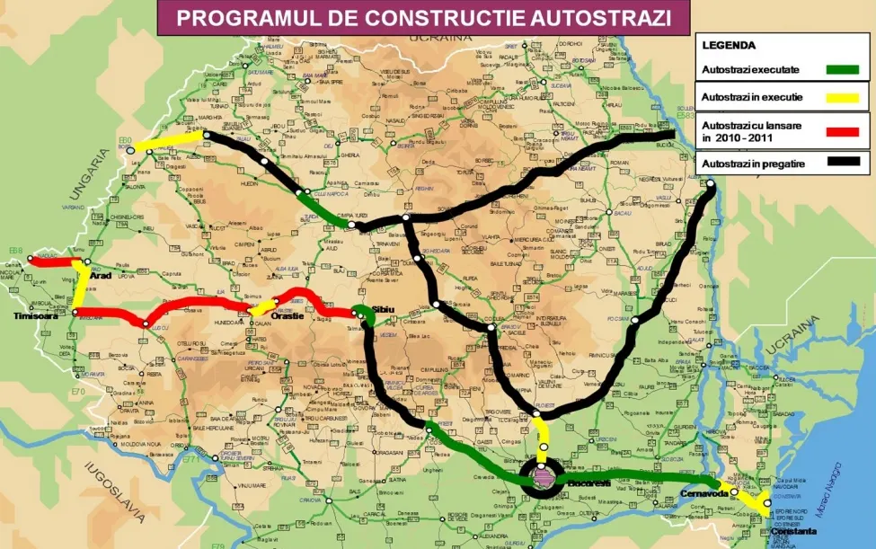 UTOPIE. Guvernul promite 250 de kilometri de autostradă în următorii doi ani