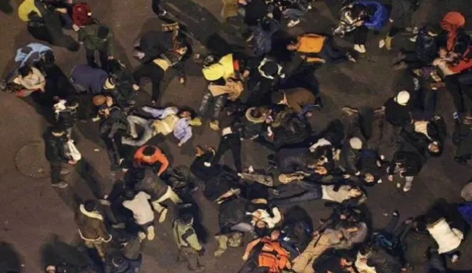 Revelionul NEGRU. IMAGINI HORROR de la tragedia din Shanghai