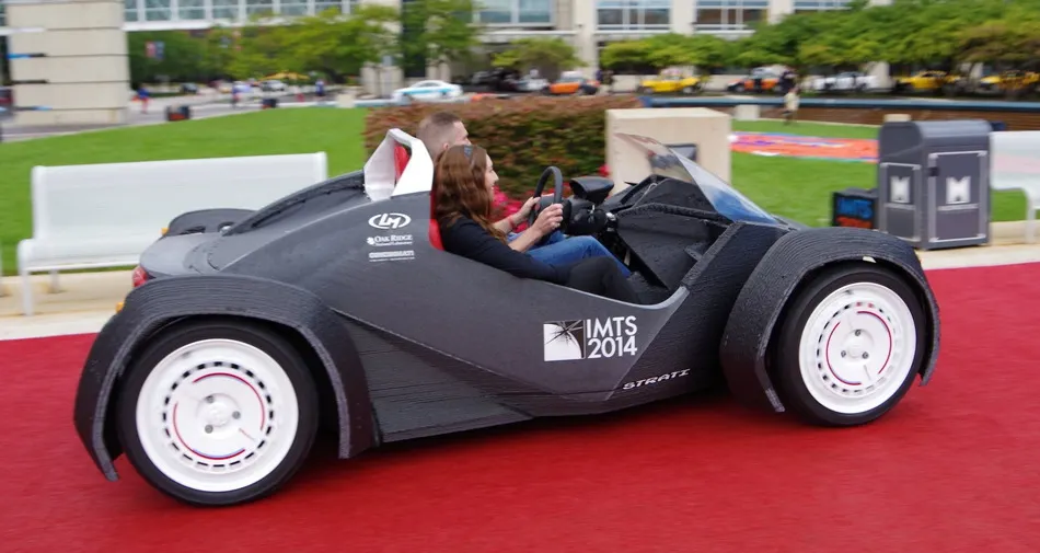 Maşina tipărită la imprimantă 3D, vedeta salonului de la Detroit 