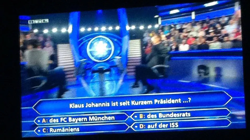 Klaus Iohannis, în Germania la emisiunea "Vrei să fii milionar?"