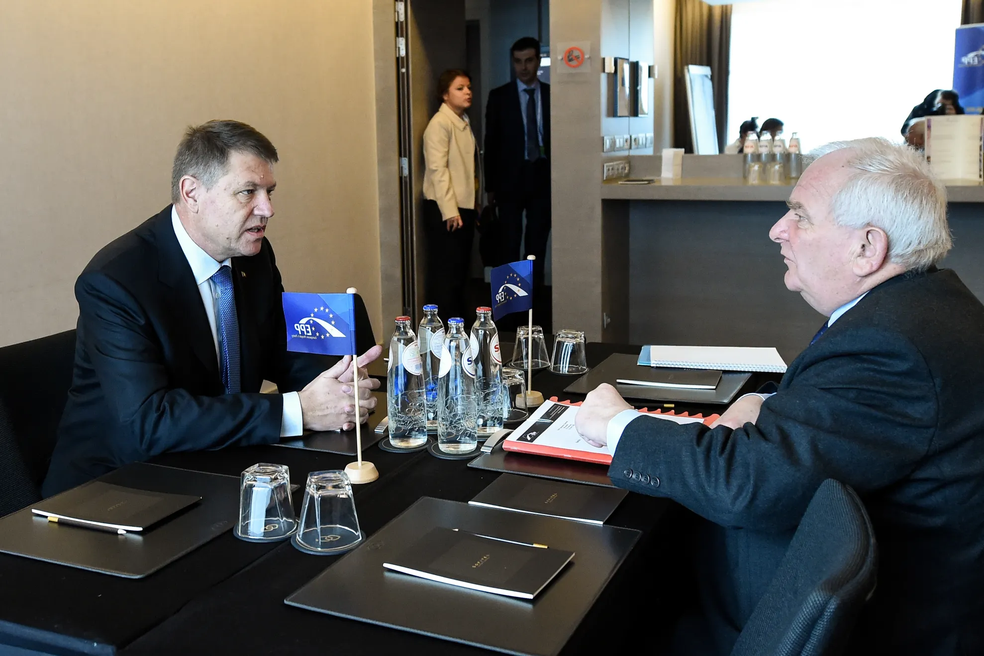 Klaus Iohannis s-a întâlnit cu președintele PPE