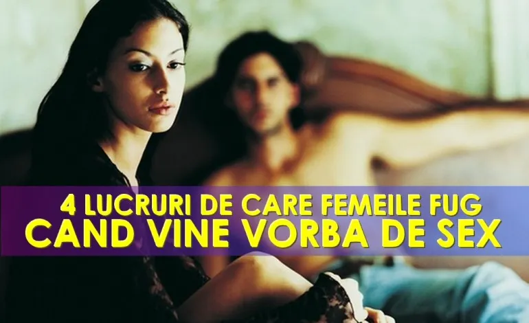 4 lucruri de care fug femeile când vine vorba de amor