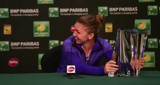 Meci epuizant. Simona Halep nu a putut să ridice trofeul de la Indian Wells