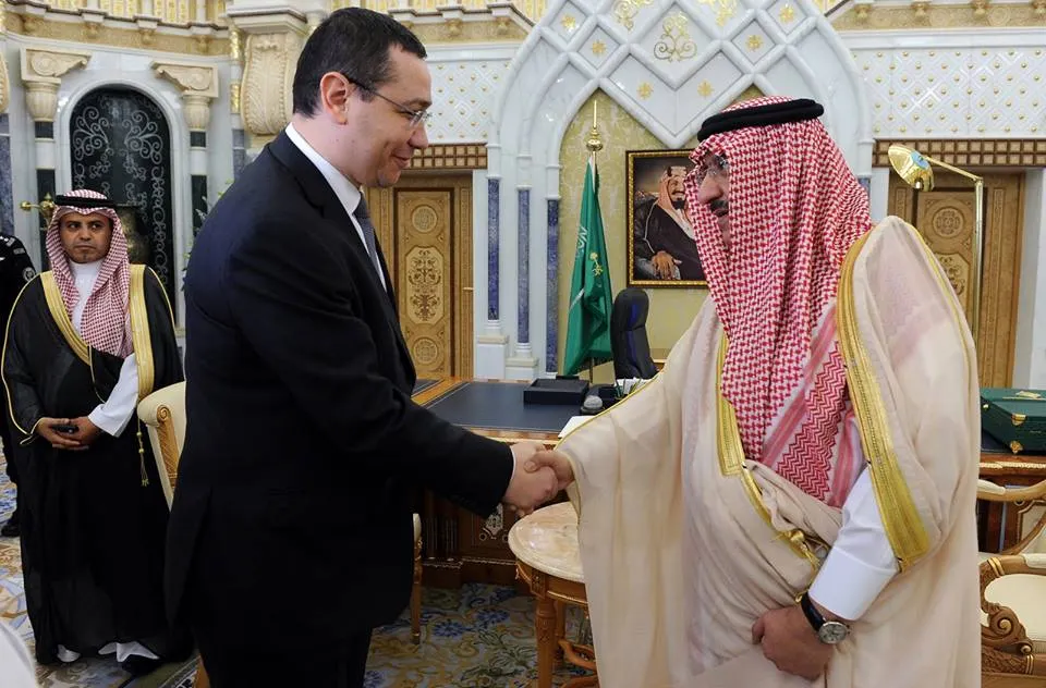 Victor Ponta, în turneu. Premierul s-a întâlnit cu regele Arabiei Saudite