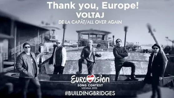 FINALA EUROVISION 2015. Mesajul Voltaj, după rezultatul slab din finala Eurovision