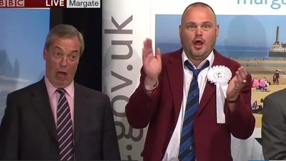 Umilinţă maximă pentru Nigel Farage: reacţia unui comediant când s-au anunţat rezultatele