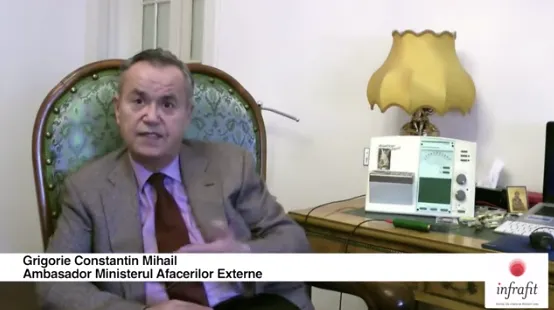 Ambasador al României, vedetă la teleshopping