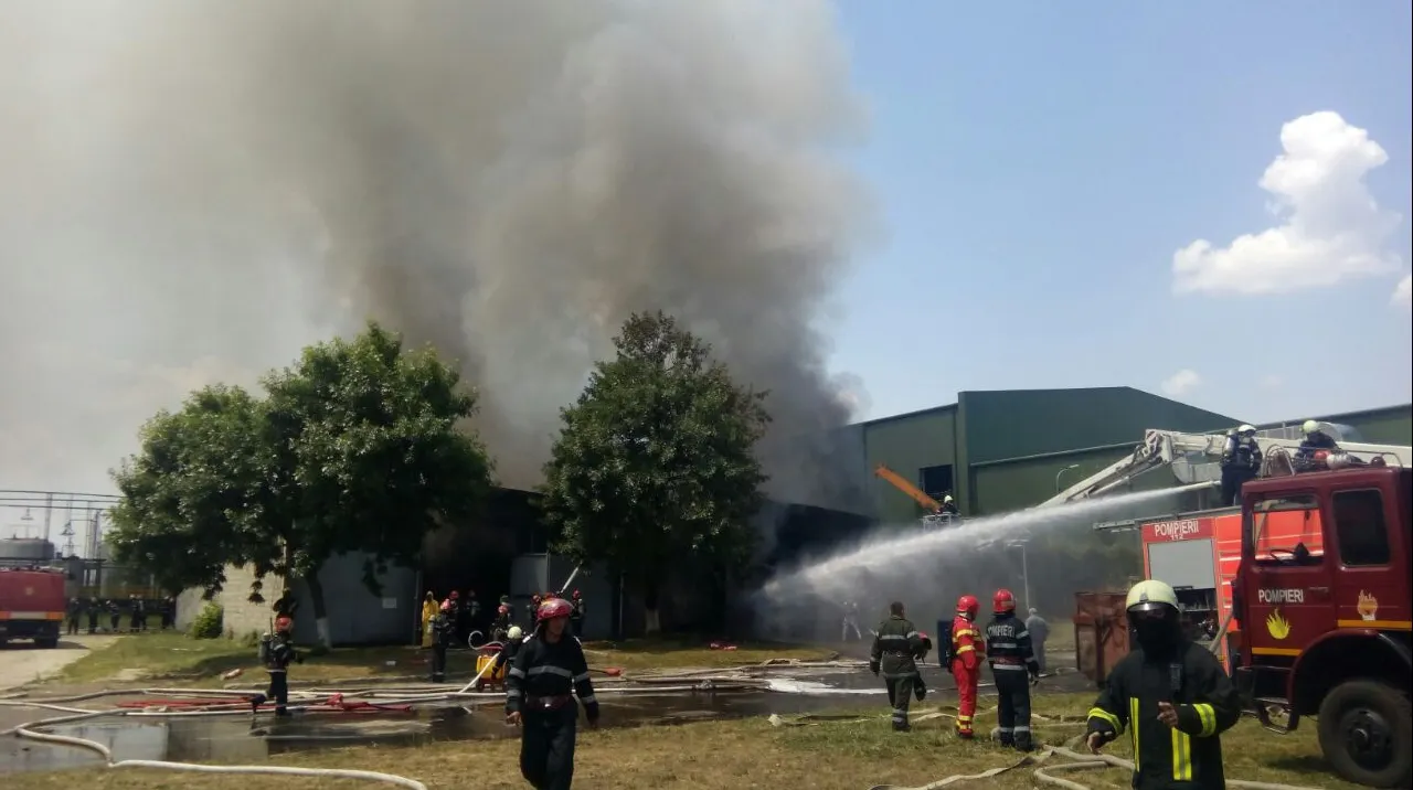 Incendiu lângă Gara Obor, din Capitală