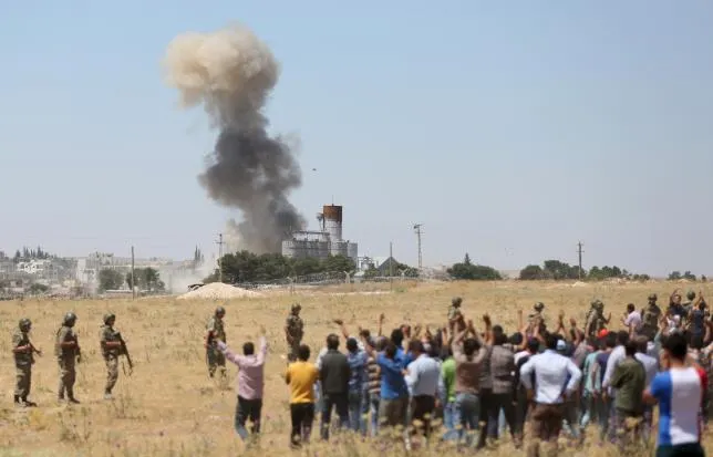 146 de civili au fost ucişi de jihadişti, la Kobane