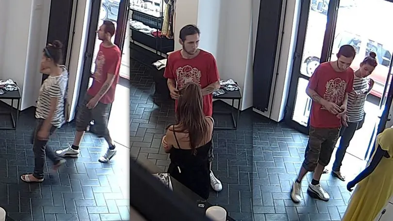 Cum a fost surprins un cuplu de tineri, într-un magazin din Bucureşti. N-au ştiut că au fost filmaţi