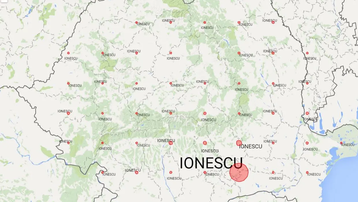 Tu știi de unde vine numele tău? Un român a creat cea mai tare hartă online!