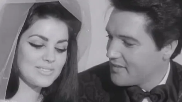 Imagini unice de la nunta lui Elvis Presley cu Priscilla!