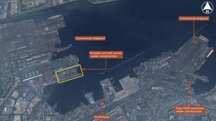 Arma redutabilă construită de China, surprinsă în imagini de sateliții SUA