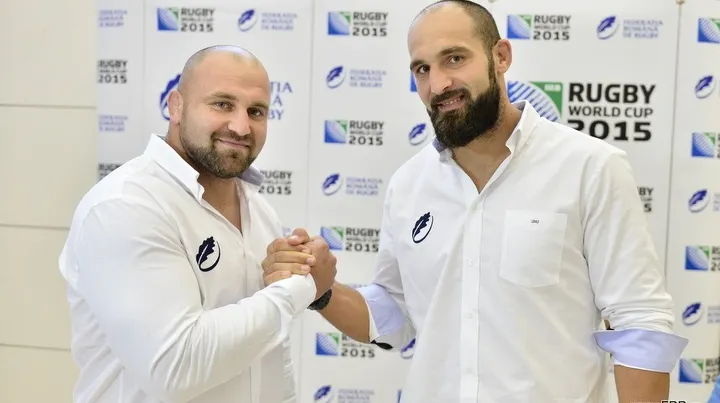 Cupa Mondială de Rugby. Franta - Romania. Ei sunt primii frați români prezenţi la un asemenea nivel