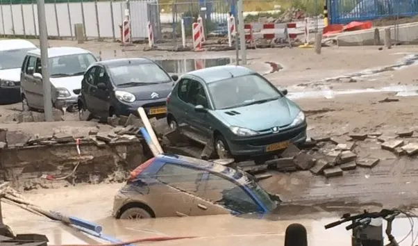 Stare de urgenţă la un spital din Amsterdam. Imagini dezastruoase