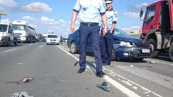 Accident crunt! Un bătrân a fost lovit de un şofer grăbit