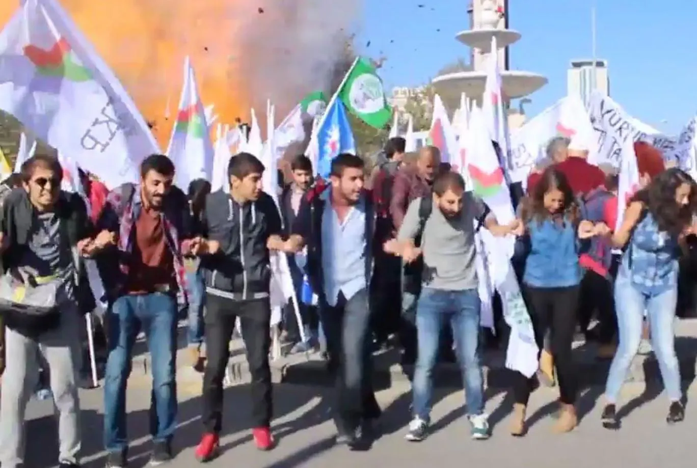 Video şocant: Momentul exploziei din Ankara