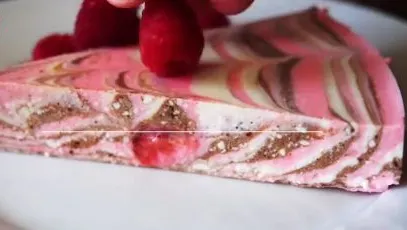 Reţetă de cheescake în 3 culori fără coacere 