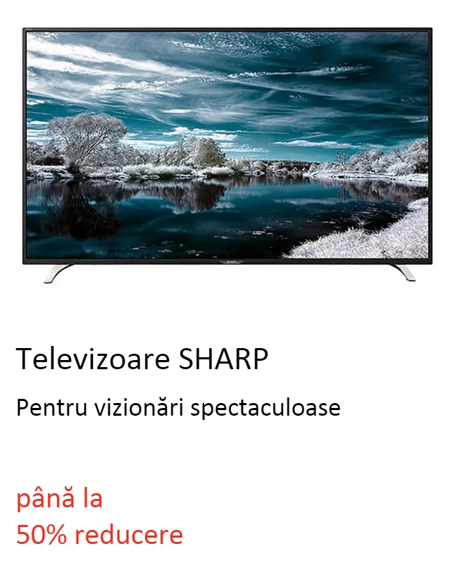 Promoție eMAG excepțională! Televizoare cu reducere 50%