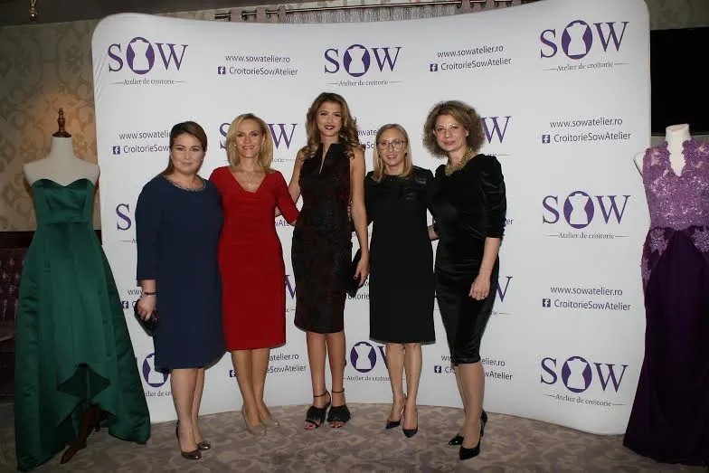 SOW Atelier, aniversare cu fast! Sorina Negoiţă a strălucit într-o creaţie cocktail