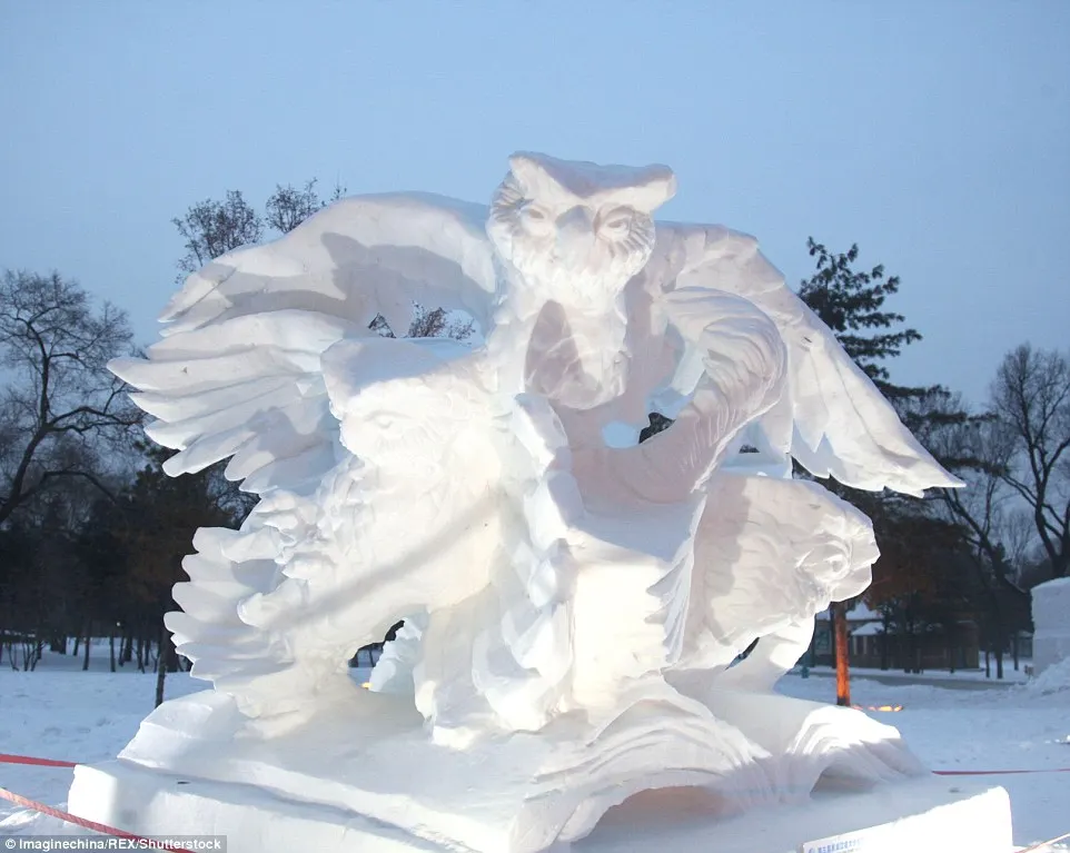 Orașul de gheață din Harbin. Când va fi inaugurat festivalul sculpturilor înghețate