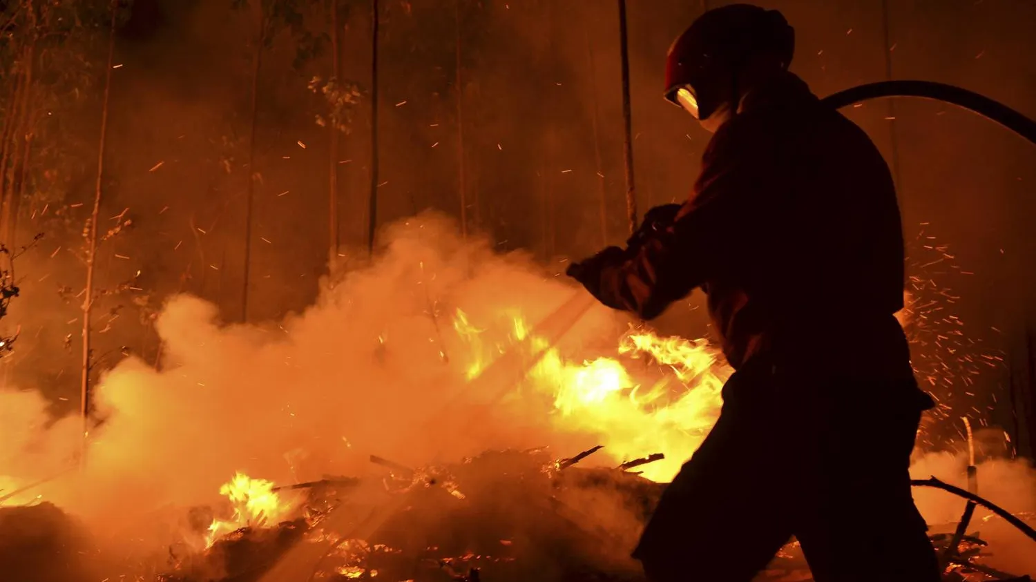 Incendiu la o pensiune din Argeş. O butelie a luat foc