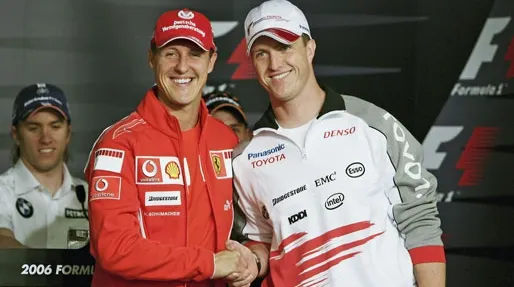 Michael și Ralf Schumacher. Foto/Profimedia
