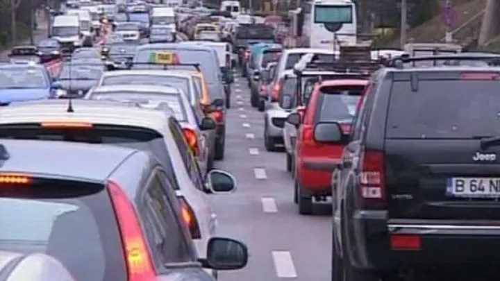 Aglomeraţie mare pe DN1, în zona stațiunilor montane