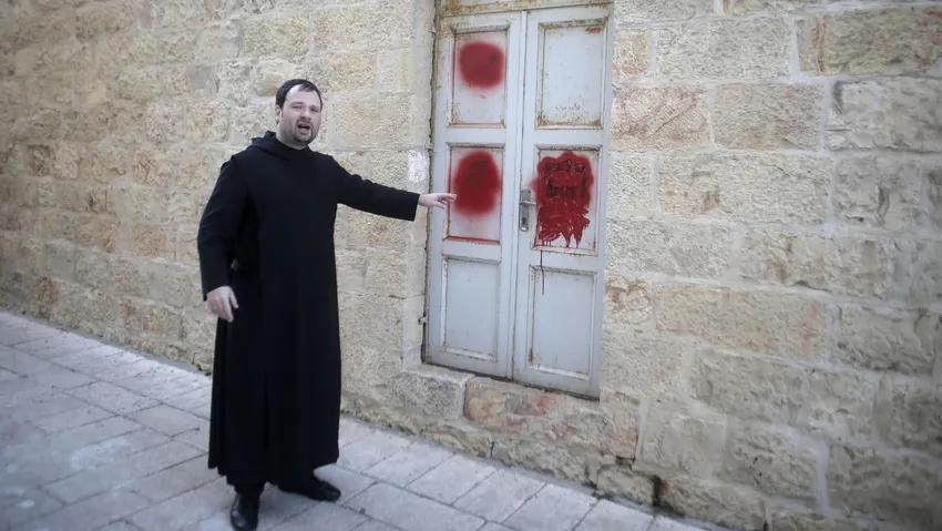Mănăstire creştină din Ierusalim, vandalizată de extremişti evrei