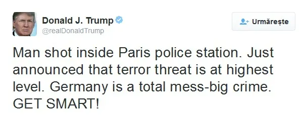 Gafa incredibilă a lui Donald Trump. Este de necrezut ce a putut să scrie