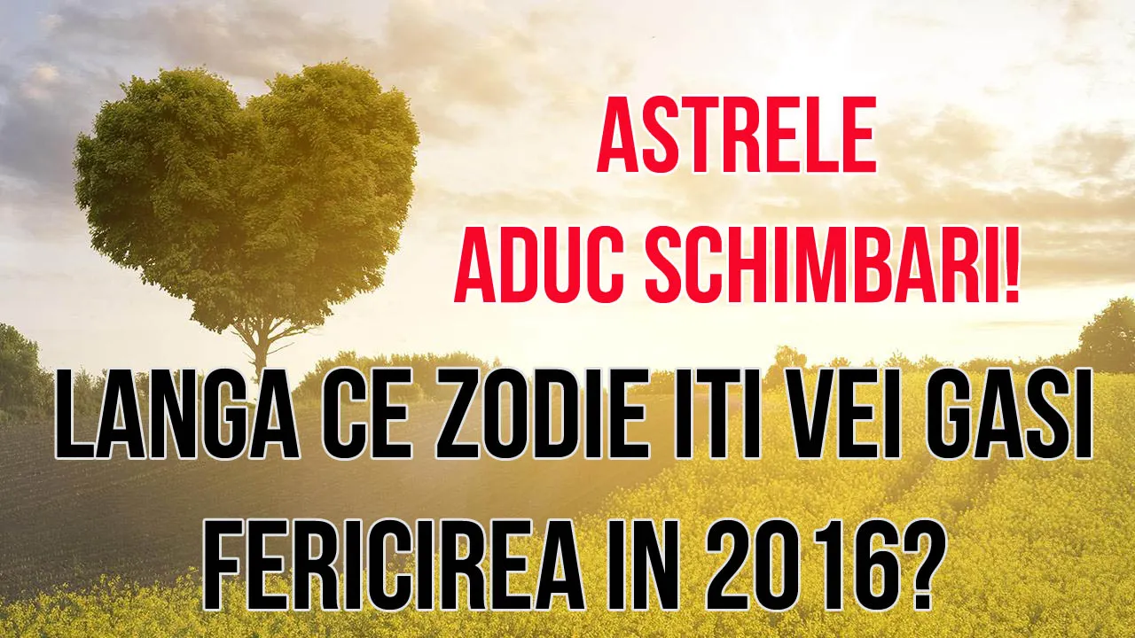 Se schimba compatibilitățile! Afla cu ce zodie trebuie sa te cuplezi în 2016!