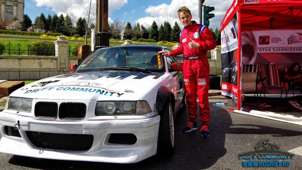 Cel mai tânăr pilot de drift din România, rol principal în filmul "La Limită"