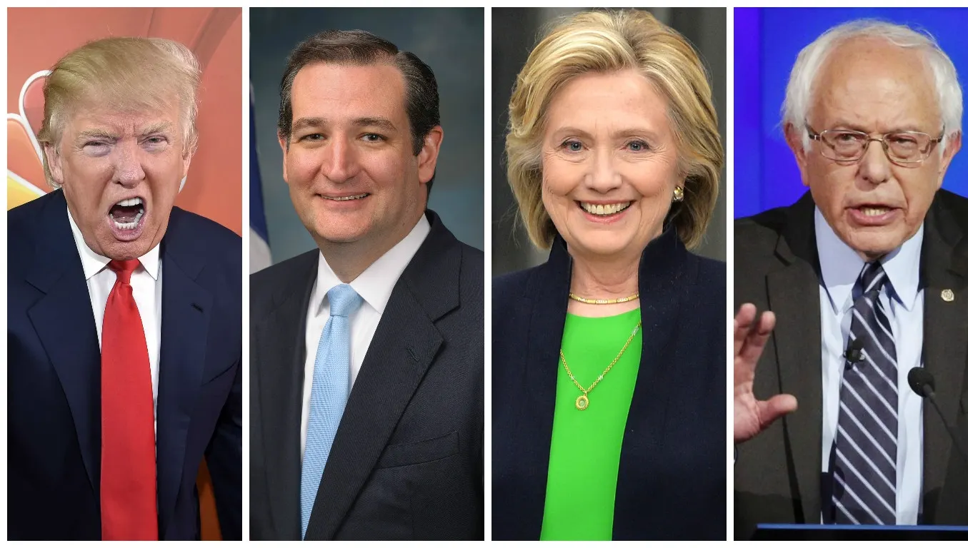 ALEGERI SUA. Ted Cruz câștigă în fața lui Trump în Iowa. Clinton l-a depășit milimetric pe Sanders 
