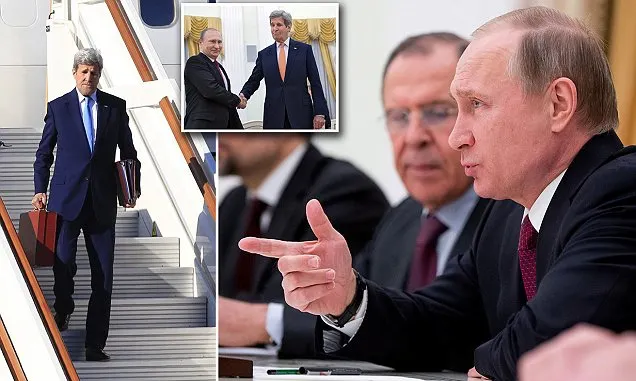 Gluma lui Putin despre servieta lui John Kerry a devenit virală: "Ne-ați adus bani ca să negociem?"