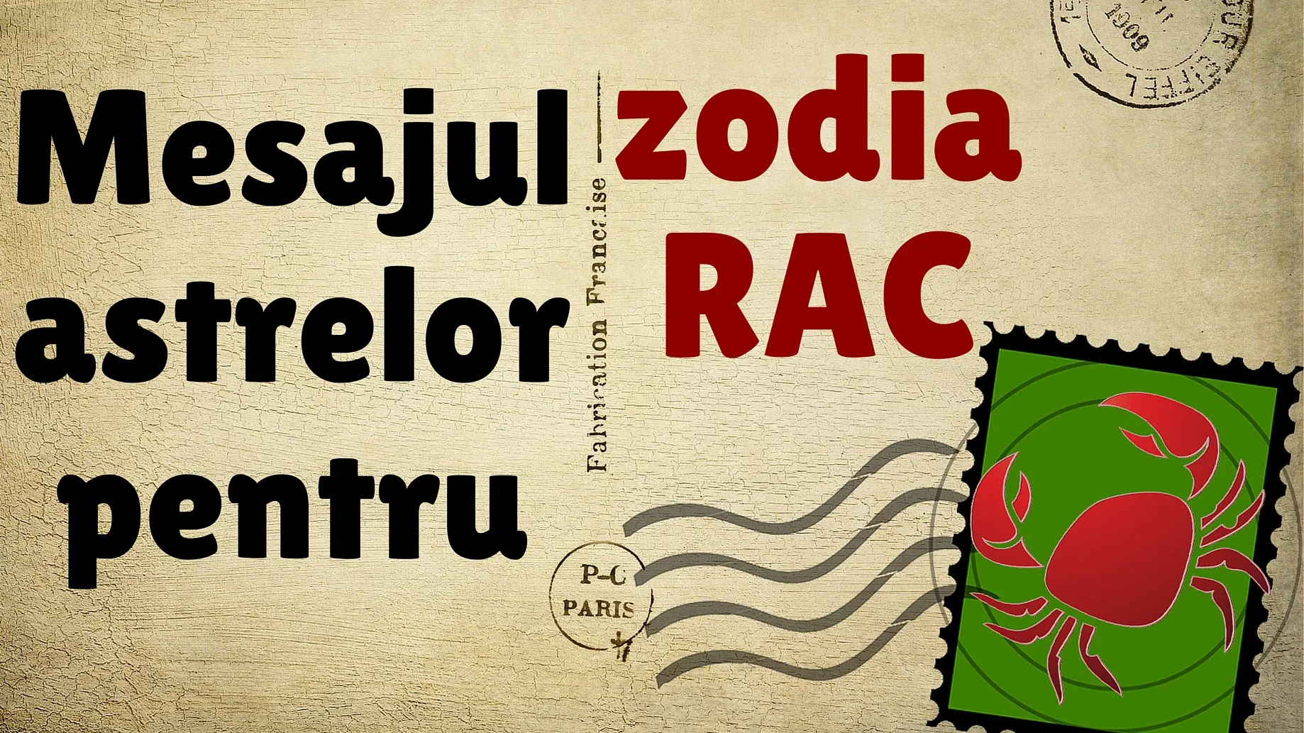 Horoscop. Scrisoare către Rac: "Nu te bucura prea tare..."