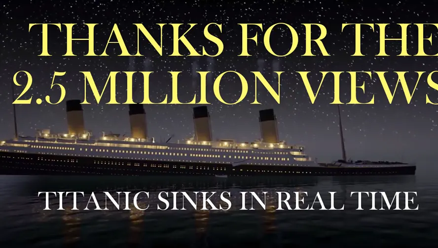 Scufundarea Titanicului, într-o animaţie şocantă, în timp real. Cum arată ultimele ore - VIDEO