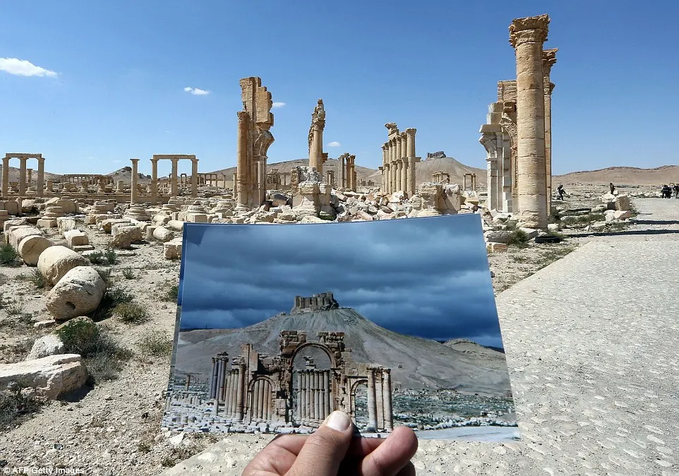Palmira de dinainte de ocupația ISIS, readusă la viață! Fotografiile care te poartă înapoi în timp